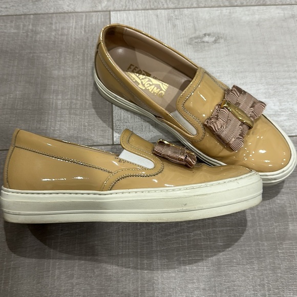 Salvatore Ferragamo Platform Slip On Shoes - Picture 2 of 5